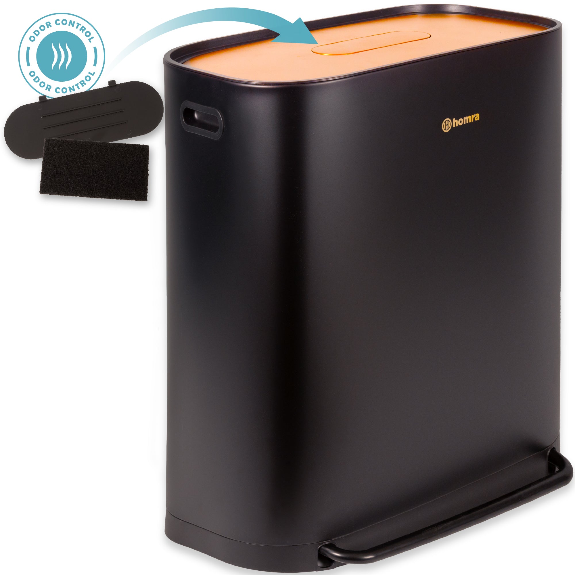 Rockx Prullenbak 2 vakken 60 Liter