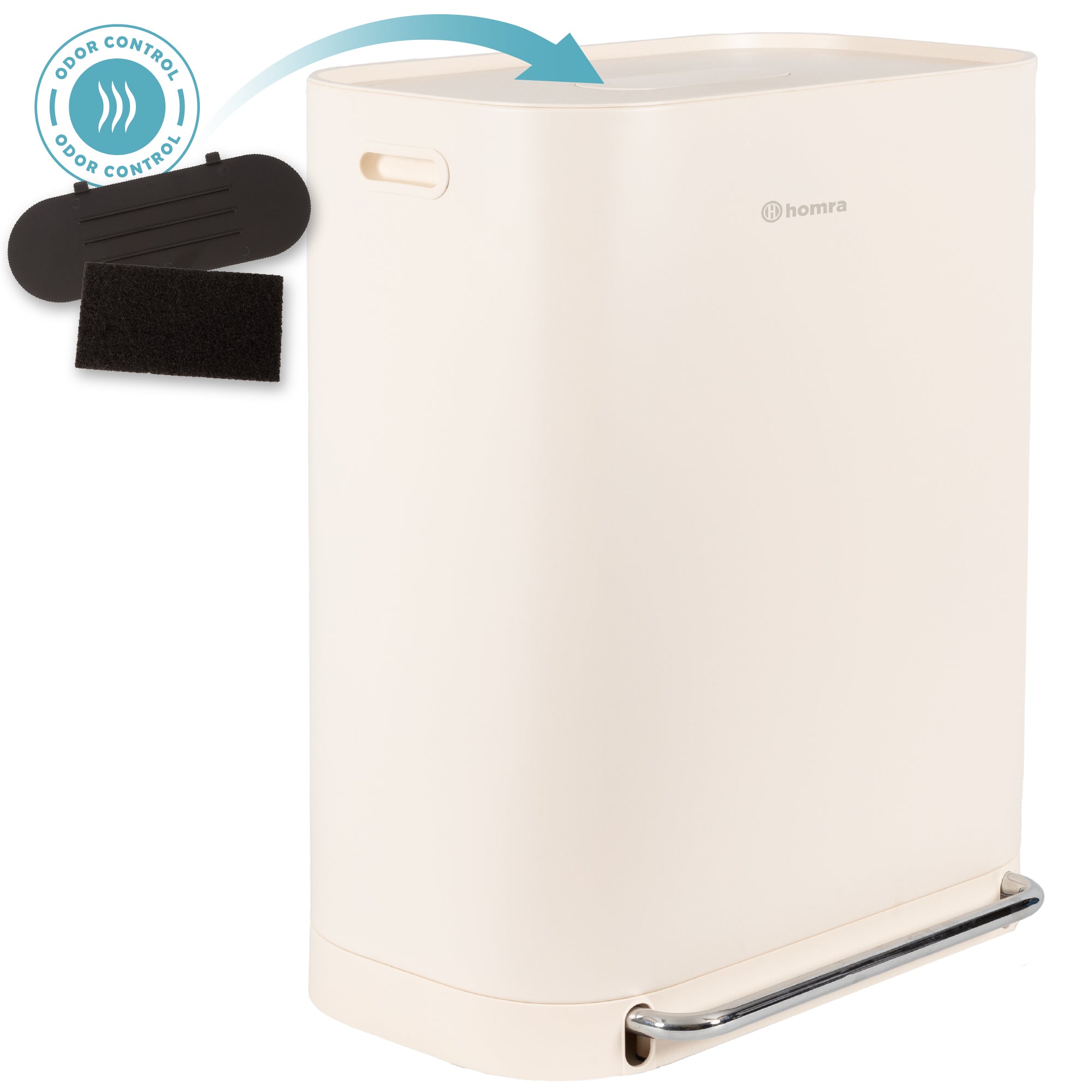 Rockx Prullenbak 2 vakken 60 Liter